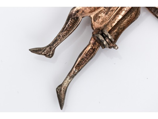 Sterling Silver Vermeil Lot Of Vintage Brooches