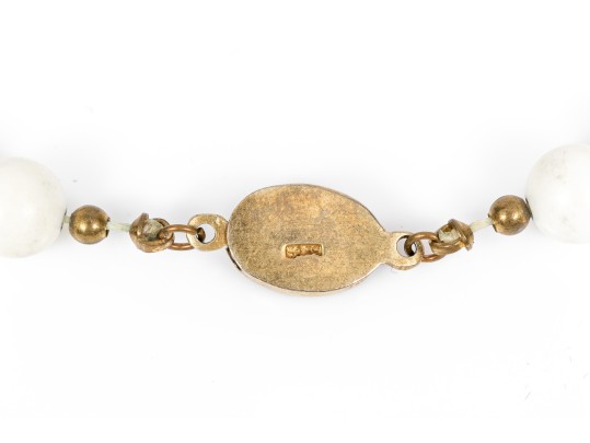 Lot Of Striking Beaded Necklaces Including A Black Cultured Pearl Necklace