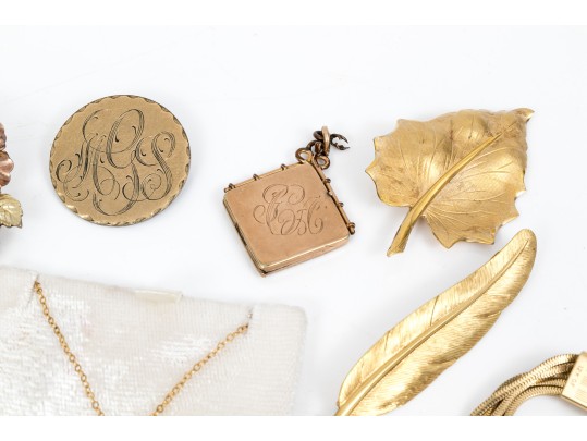 Lot Of Assorted Gold Filled Jewelry Pieces