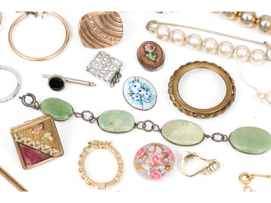 Lot Of Assorted Costume Jewelry Pieces