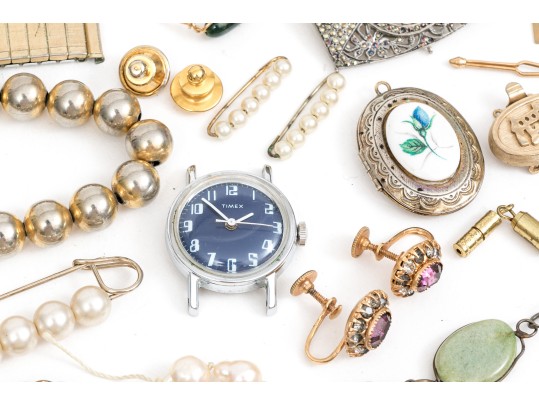 Lot Of Assorted Costume Jewelry Pieces