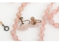 Pretty Lot Of Rose Quartz Jewelry, Assorted Necklaces And Earrings