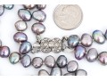 Pretty Double Strand Grey Cultured Freshwater Pearl Necklace