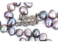Pretty Double Strand Grey Cultured Freshwater Pearl Necklace