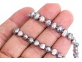 Pretty Double Strand Grey Cultured Freshwater Pearl Necklace