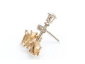 14K Wall Street Bull And Bear Brooch