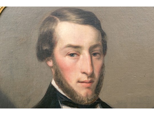 Alesandre Louis Feulard (French, 1813 - 1886) Oil On Canvas, Portait