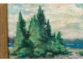 Abigail Brown (American, B. 1891) Oil On Board, Landscape