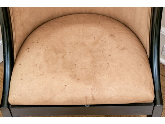Quality Upholstered Gondola Chair, 20th C.