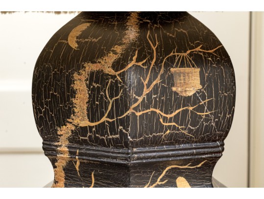 Excellent Duo Of Chinoiserie Table Lamps