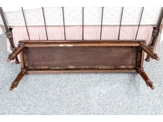 English Oak Hall Bench
