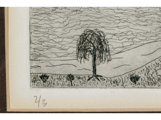 Signed Limited Edition Etching Print, 