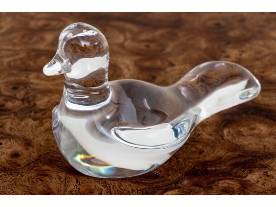 French, Baccarat Crystal Dove