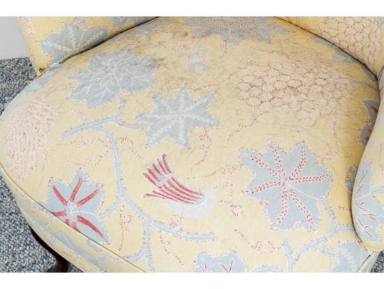 Charming Upholstered Wingback Chair