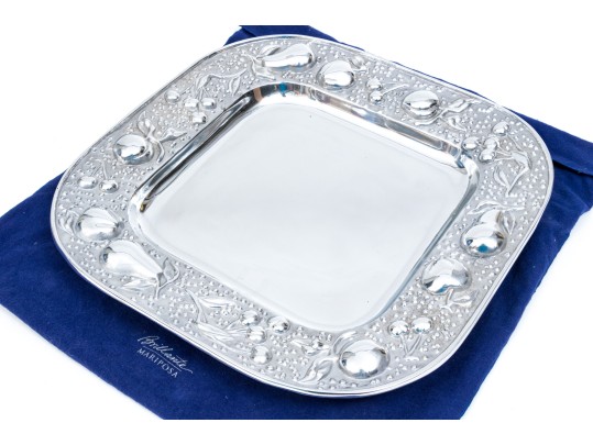 Mexican Mariposa Aluminum Serving Plate