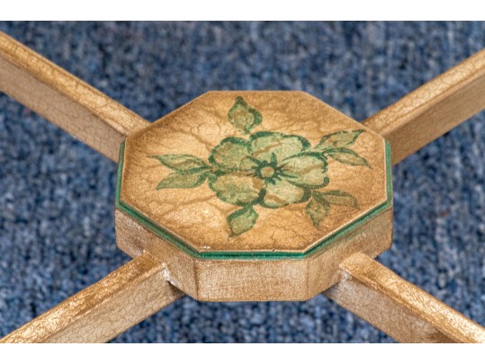 Pair Of Hand Painted End Tables