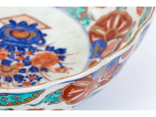 Collection Of Three Asian Imari Porcelain Bowls