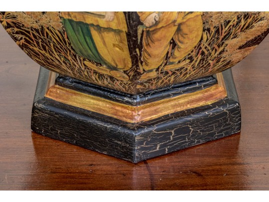 Excellent Duo Of Chinoiserie Table Lamps