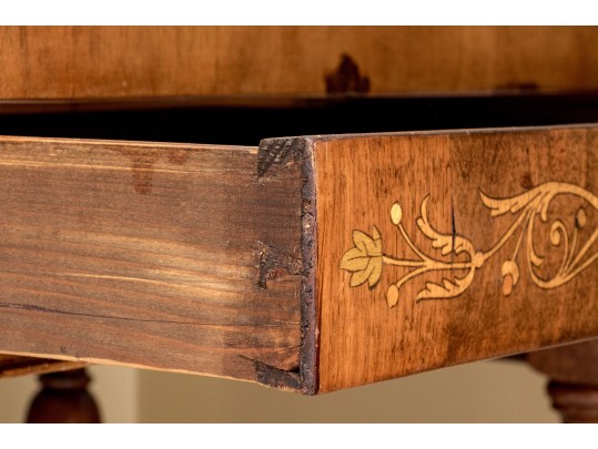 Antique Marquetry Slantfront Desk