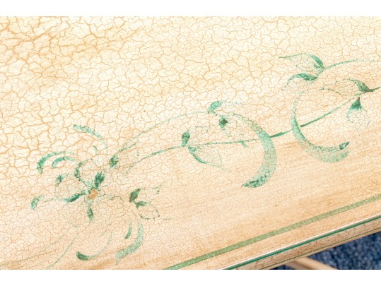 Pair Of Hand Painted End Tables