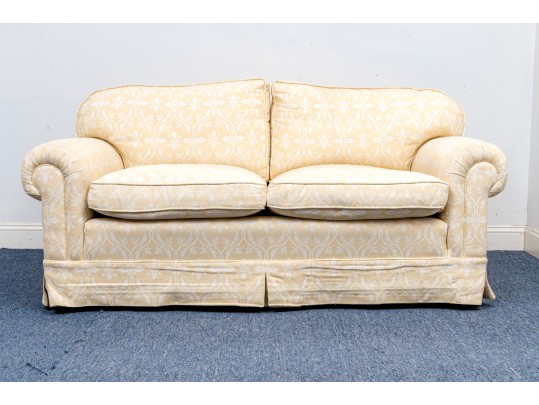 Lovely Upholstered Loveseat Sofa #2