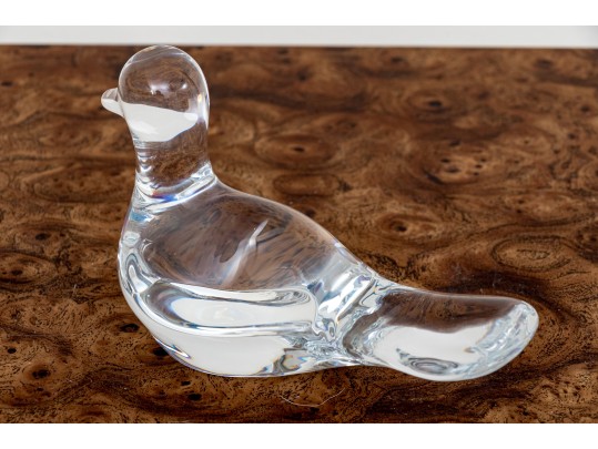 French, Baccarat Crystal Dove