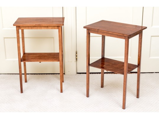 Pair Of Mahogany End Tables