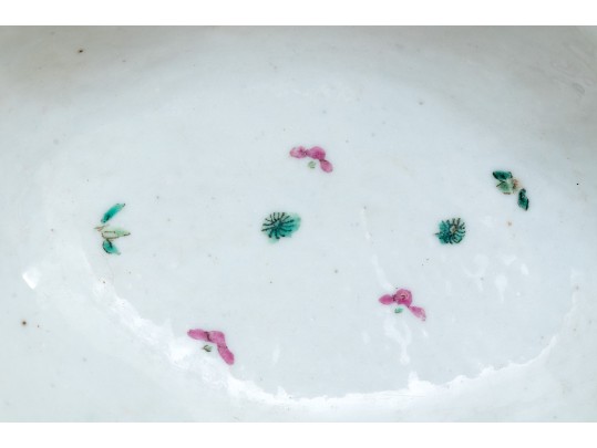 Two Chinese Porcelain Bowls, Including Famille Rose And Blue And White