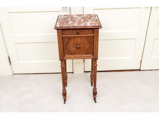 French Marble Top Commode
