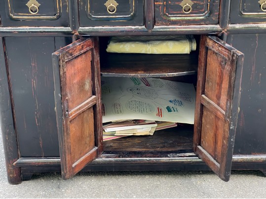 Antique Chinese Rosewood Console