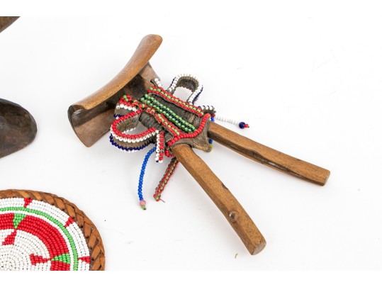 Eclectic Assortment Of Table Top Items