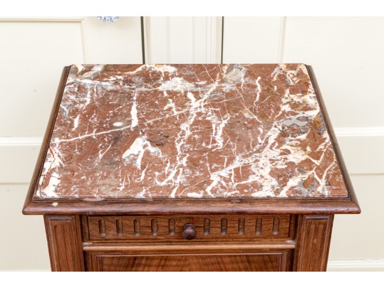 French Marble Top Commode