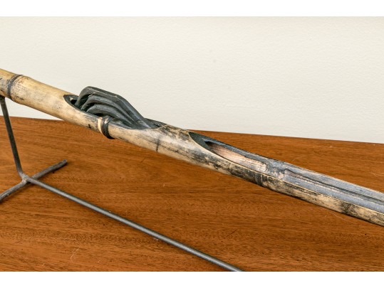 Pipe On Iron Display Stand