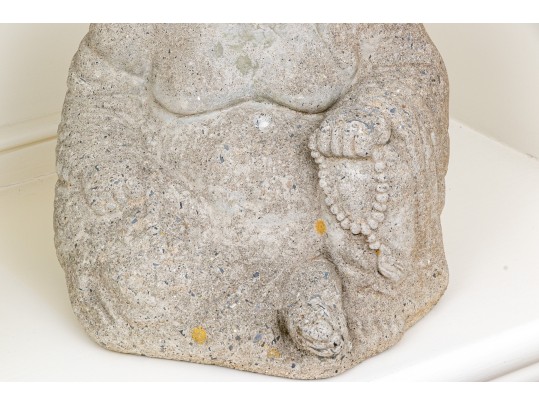 Vintage Well Cast Cement Hotei 