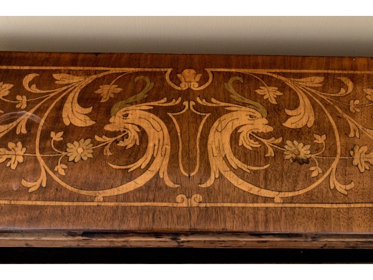 Antique Marquetry Slantfront Desk