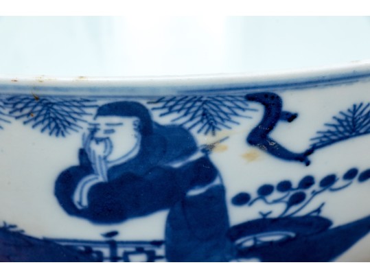 Two Chinese Porcelain Bowls, Including Famille Rose And Blue And White