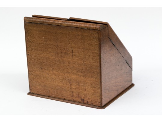 English Mahogany Letter Box, 1860