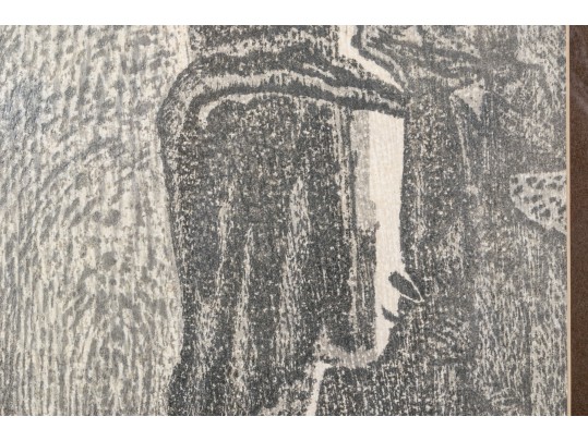 Kiyoshi Saito (Japanese, 1907-1997) Signed Woodblock Print, Buddha