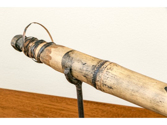 Pipe On Iron Display Stand