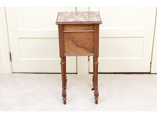 French Marble Top Commode