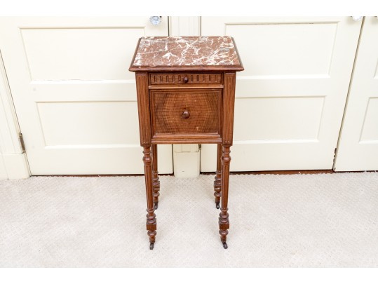 French Marble Top Commode