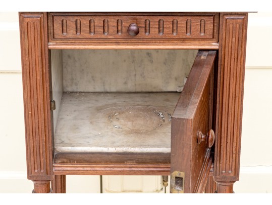 French Marble Top Commode