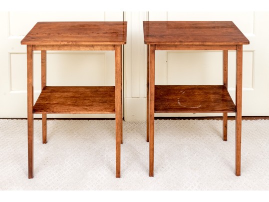 Pair Of Mahogany End Tables