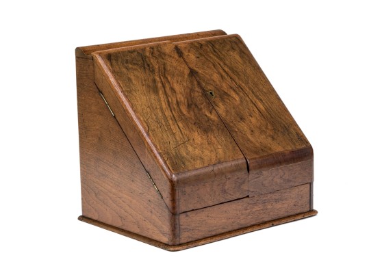 English Mahogany Letter Box, 1860