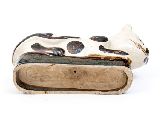 Asian Glazed Ceramic Pillow
