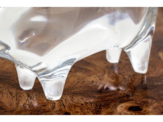 French, Baccarat Crystal Pig