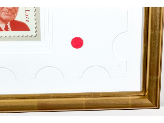 US Postal Stamp Set Collection With US Postmaster General Marvin Runyon Inscribed Brass Plaque
