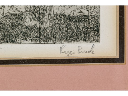 Signed Limited Edition Etching Print, 