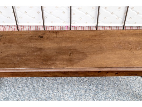 English Oak Hall Bench