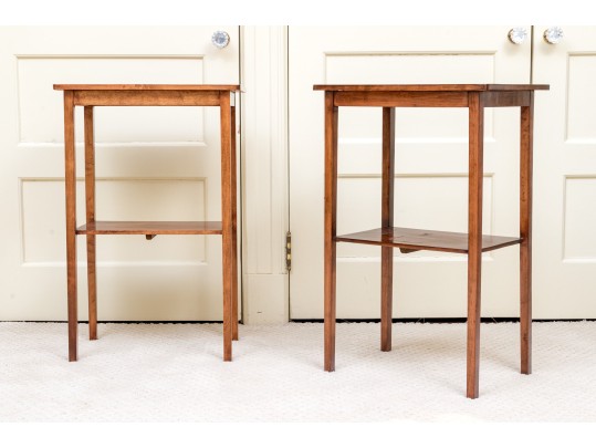Pair Of Mahogany End Tables